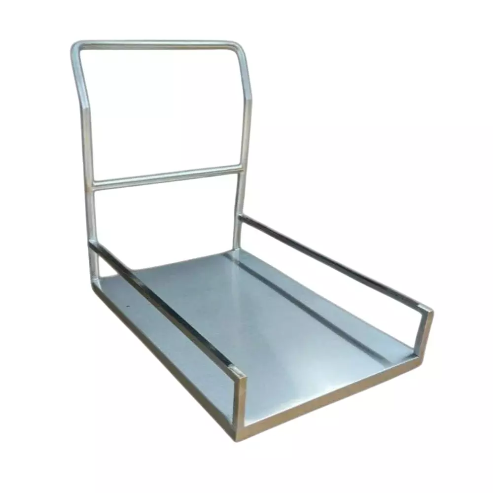 Shri Saraswati Kitchen Equipment Platform Trolley 300 Kg Load Capacity Polished S.S. 304 Sliver, SSKE 64