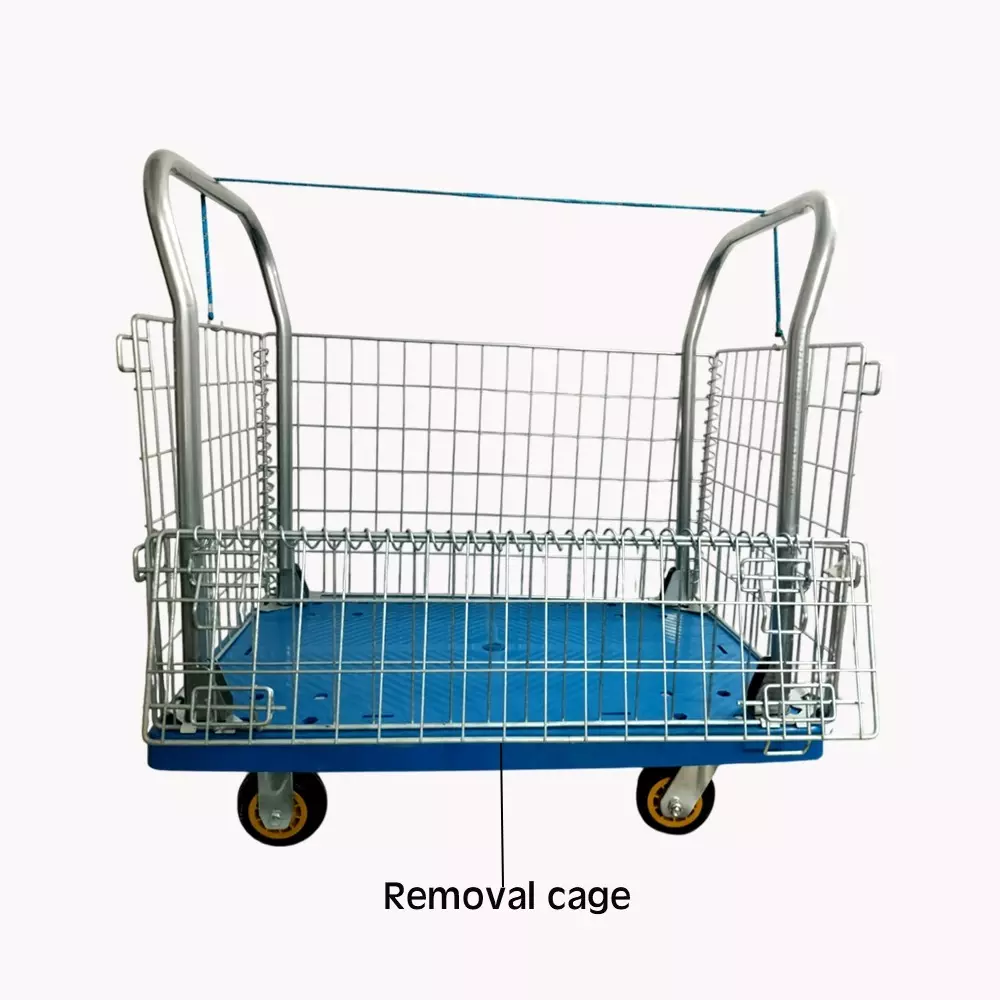 voltz-plastic-platform-trolley-with-fence-400-kg-load-capacity-and-360-swivel-castor-wheels-vtc-400