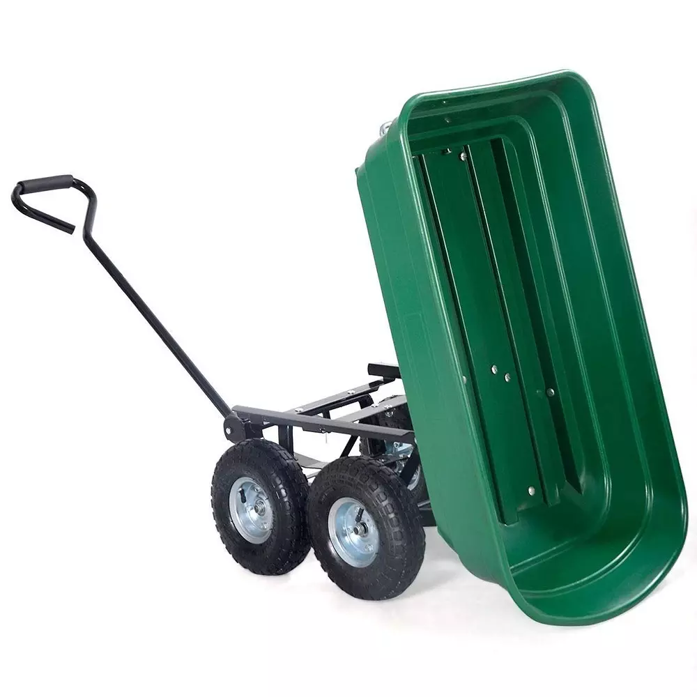 bigapple-dump-cart-trolley-plastic-250-kg-load-capacity-250-mm-10-inch-wheel-size-green
