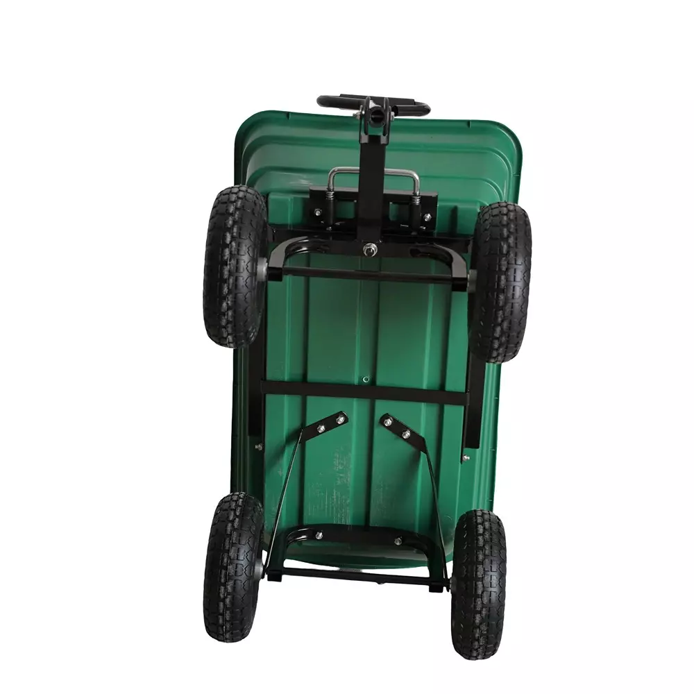bigapple-dump-cart-trolley-plastic-250-kg-load-capacity-250-mm-10-inch-wheel-size-green