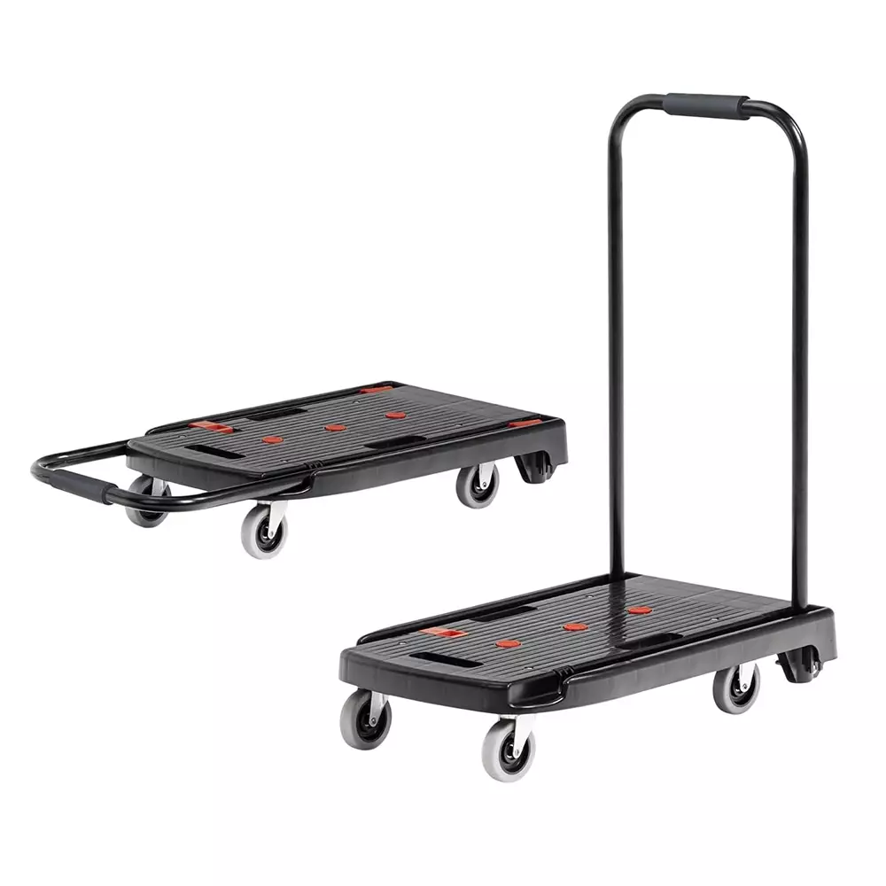Corvids 100 Kg Portable & Compact Foldable Polypropylene Platform Trolley, CPT-SP100