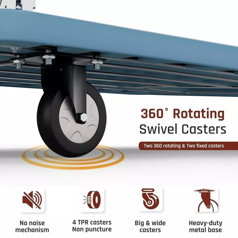 hartley-450kg-platform-trolley-360-rotating-tpr-wheels-915cm-x-585cm-heavy-duty-cushioned-grip-foldable-trolley-with-wheels-metal-beams-base-for-industrial-warehouse-office-home-use
