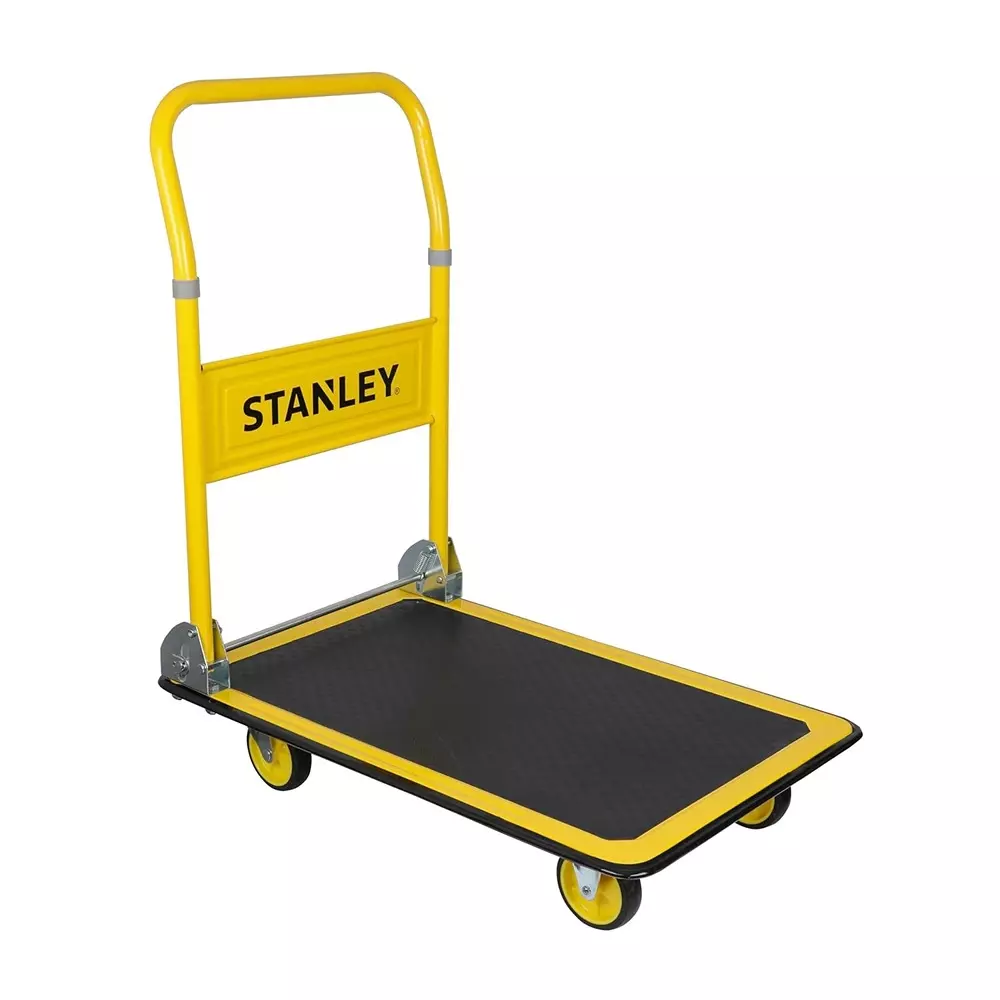 STANLEY Folding Platform Truck With 150 Kg Load Capacity and 4 inch (100 mm) Ball Bearing Wheels, SXWT-PC527