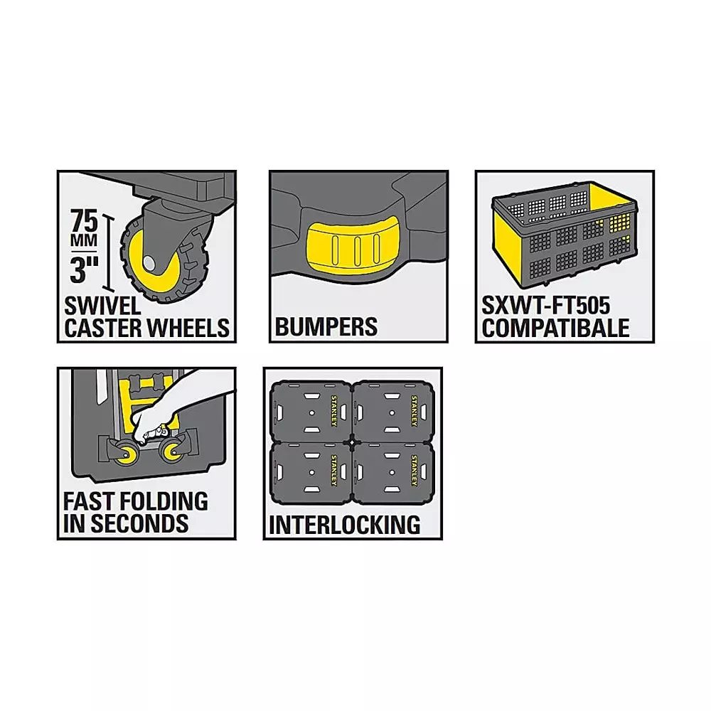 stanley-137-kg-capacity-platform-trolley-with-25-kg-utility-basket-combo-kit-with-600-x-450-mm-platform-size-sxwt-pc531b-sp