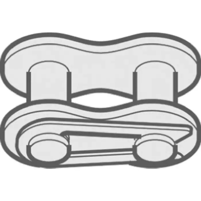 Renold (Blue Box) 12B-1 Simplex Chain Connecting Link Steel Roller Chain Link, 12B1S26 (Pack of 5)
