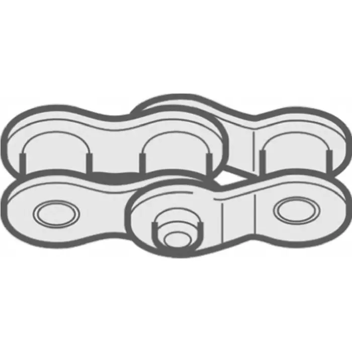 Renold (Blue Box) 12B-1 Simplex Chain Connecting Link Steel Roller Chain Link, 12B1S30 (Pack of 5)