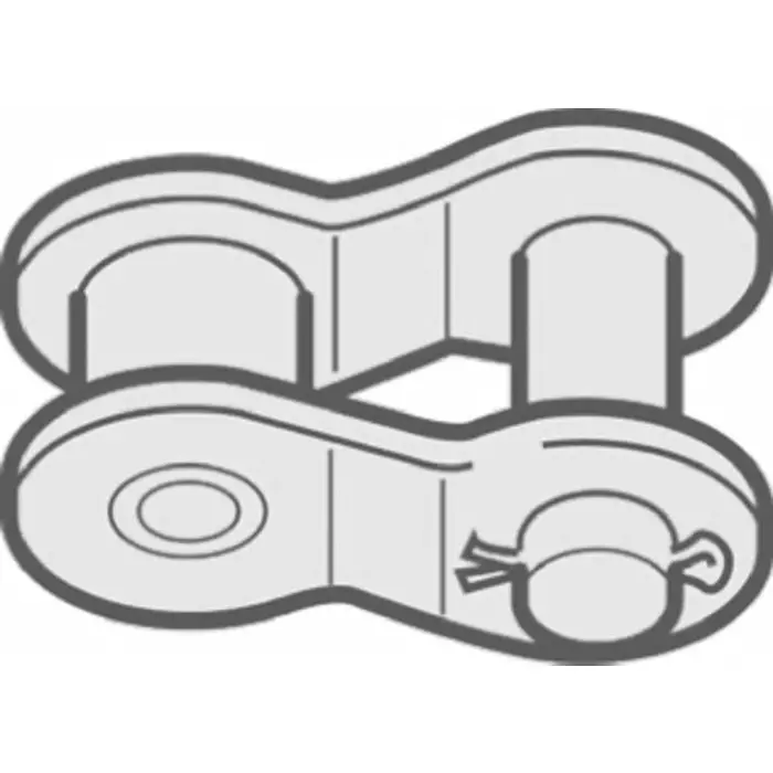 Renold (Blue Box) 20B-1 Simplex Chain Connecting Link Steel Roller Chain Link, 20B1S12 (Pack of 5)