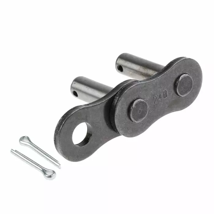 Renold SD (Red Box) 24B-1 Connecting Link Steel Roller Chain Link, SD24B1S12I (Pack of 5)