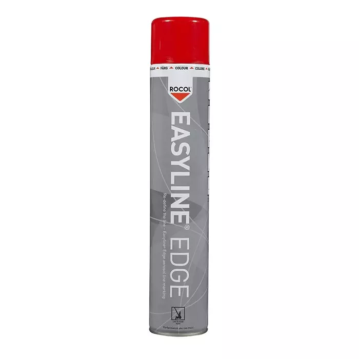 Rocol 1000/750 ml Red Satin Line Marker Spray, 47002