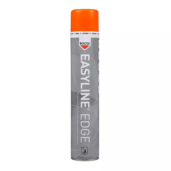 Rocol 1000/750 ml Orange Satin Line Marker Spray, 47005