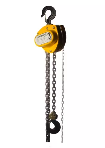 INDEF M 1000 Kg (1 Ton) Mild Steel Manual Chain Pulley Bloack