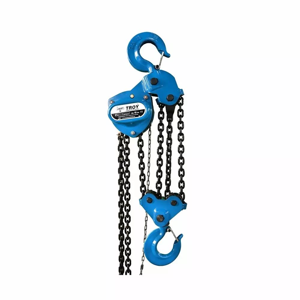 SWIFT Troy Chain Pulley Block 10000 Kg (10 Ton) Lifting Capacity 4 No. of Fall 3 m Lifting Height