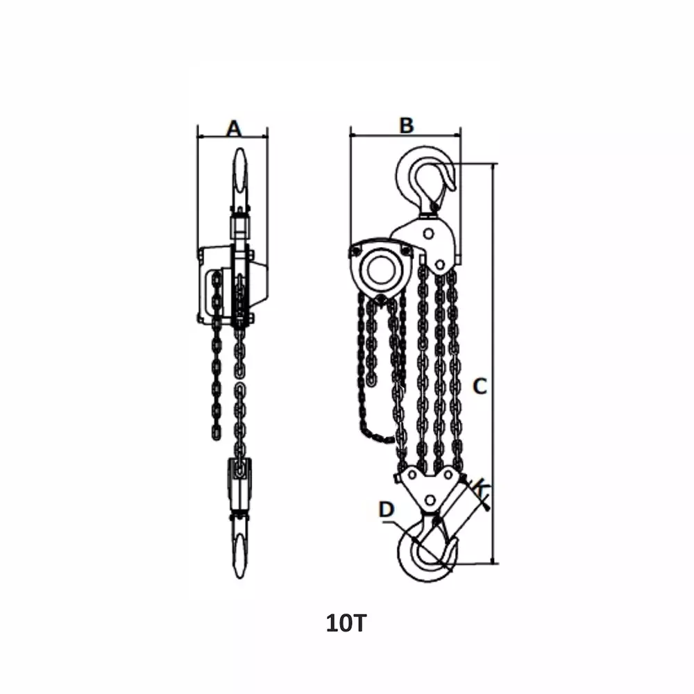 swift-troy-chain-pulley-block-10000-kg-10-ton-lifting-capacity-4-no-of-fall-3-m-lifting-height