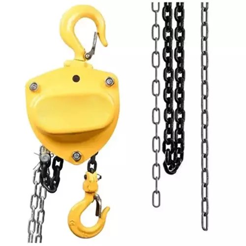 Inteco Chain Pully Block 2 Ton Lifting Capacity 3 m Lifting Height, IC-CK02 3M