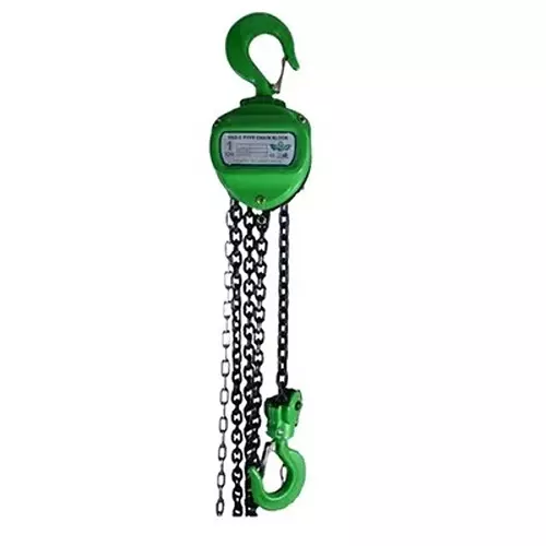Turtle Chain Pulley Block Single Fall 1 Ton Lifting Capacity and 3 m Lifting Height