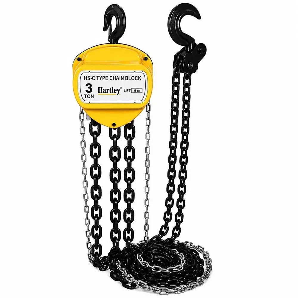 hartley-chain-pulley-block-3-ton-3000-kg-load-capacity-3-m-lift-height-6-mm-chain-diameter