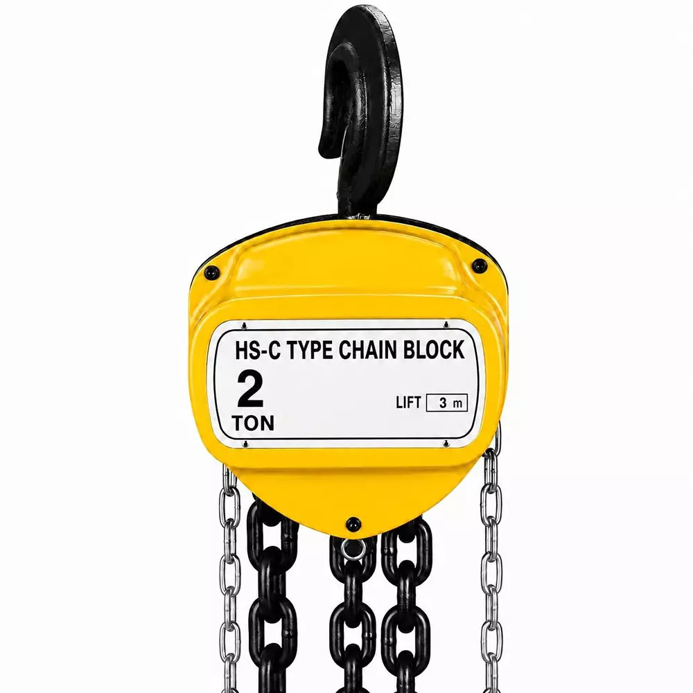 Nutronics Chain Pulley Block 2 Ton (2000 Kg) Load Capacity 3 m Lift Height and 6 mm Chain Diameter