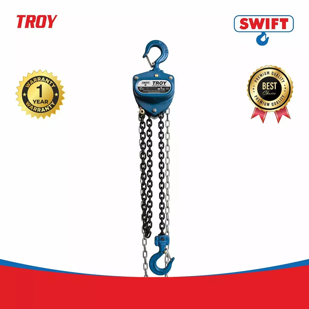 swift-troy-chain-pulley-block-1000-kg-1-ton-lifting-capacity-1-no-of-fall-3-m-lifting-height