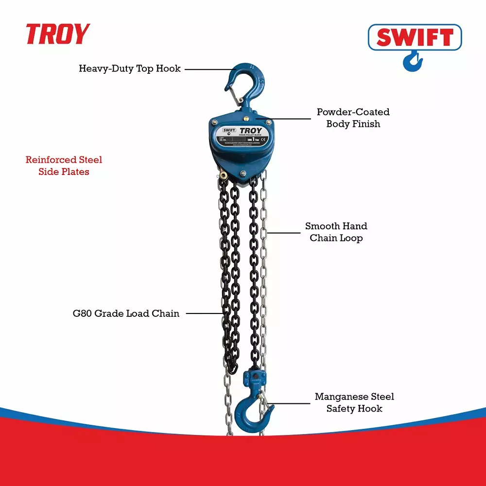 swift-troy-chain-pulley-block-1000-kg-1-ton-lifting-capacity-1-no-of-fall-3-m-lifting-height