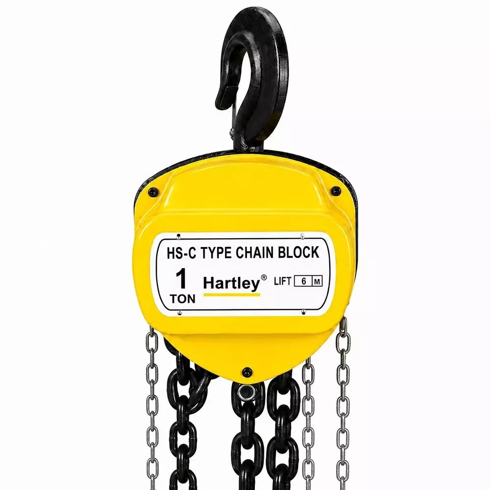 hartley-chain-pulley-block-1-ton-1000-kg-load-capacity-6-m-lift-height-6-mm-chain-diameter