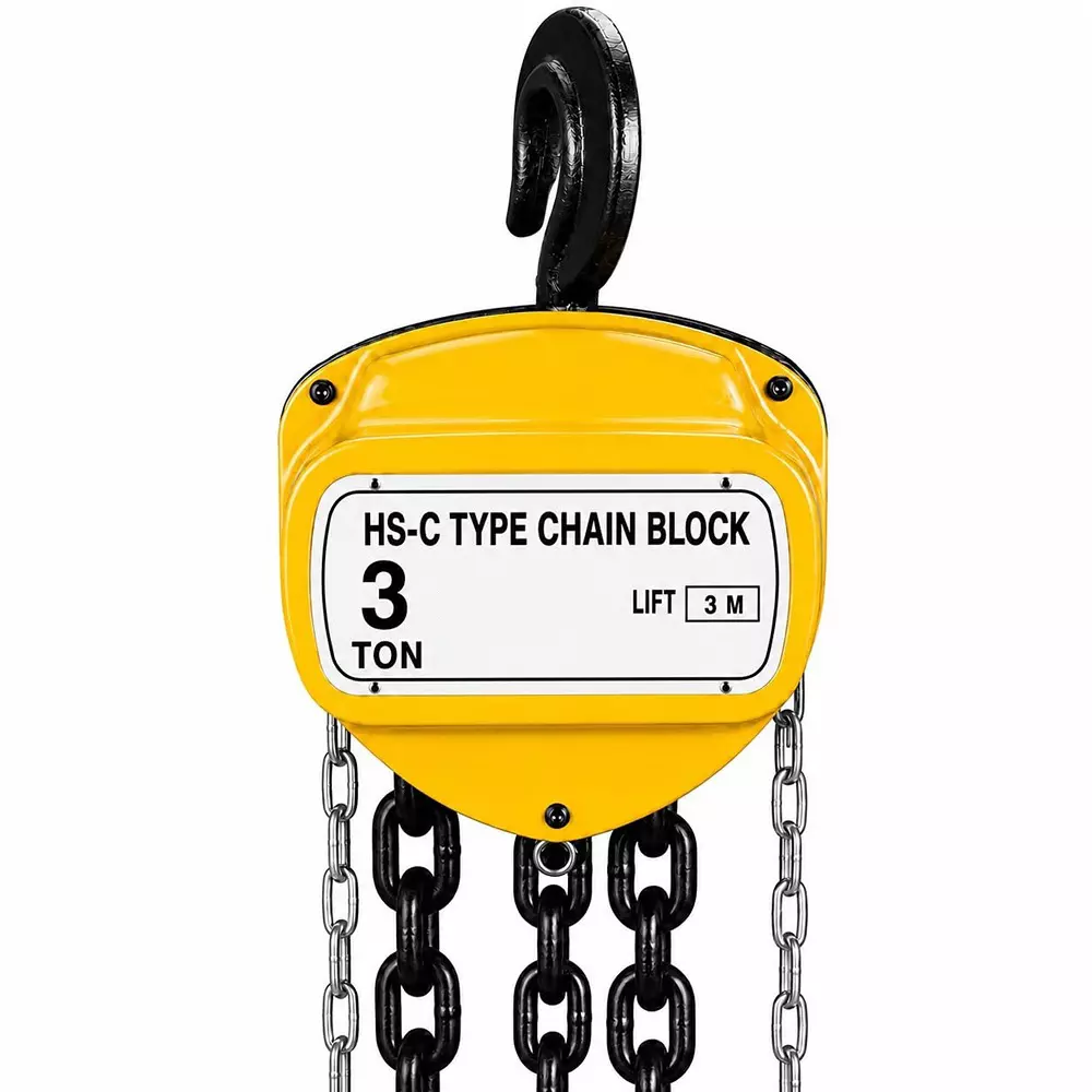Nutronics Chain Pulley Block 3 Ton (3000 Kg) Load Capacity 3 m Lift Height and 6 mm Chain Diameter