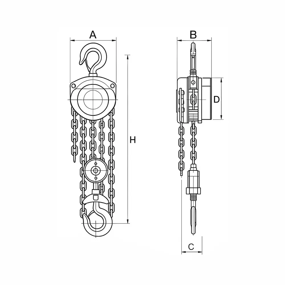 swift-rush-chain-pulley-block-1000-kg-1-ton-lifting-capacity-1-no-of-fall-3-m-lifting-height