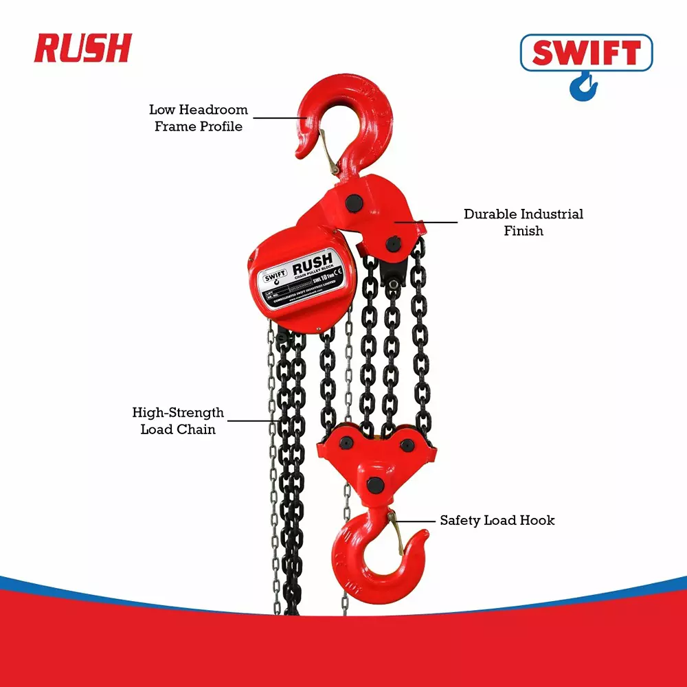 swift-rush-chain-pulley-block-10000-kg-10-ton-lifting-capacity-4-no-of-fall-3-m-lifting-height