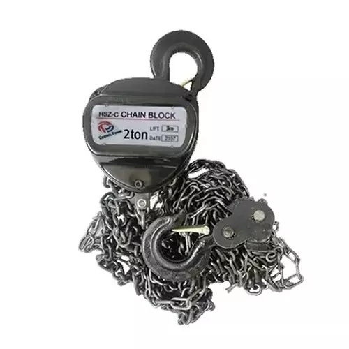 Crown Power Chain Pulley Block 200 Kg (2 Ton) Load Capacity 3 m Lifting Height With 6 mm Load Chain