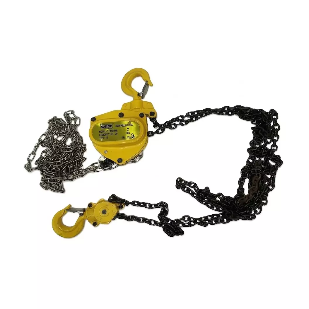 Gallop Chain Pulley Block 1 Ton Lifting Capacity and 3 m Lifting Height, KC-VD01
