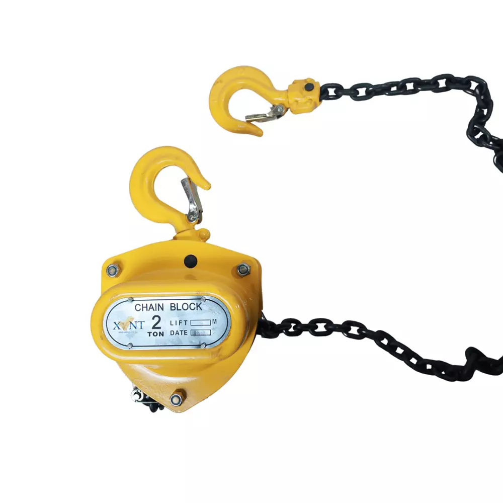 XLNT Chain Pulley 2 Ton Lifting Capacity and 3 m Lifting Height, 8 mm Double Chain, 2 TON-VT