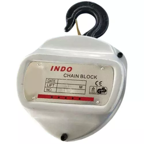 Indo Chain Pulley Block 3 Ton Lifting Capacity 3 m Lifting Height