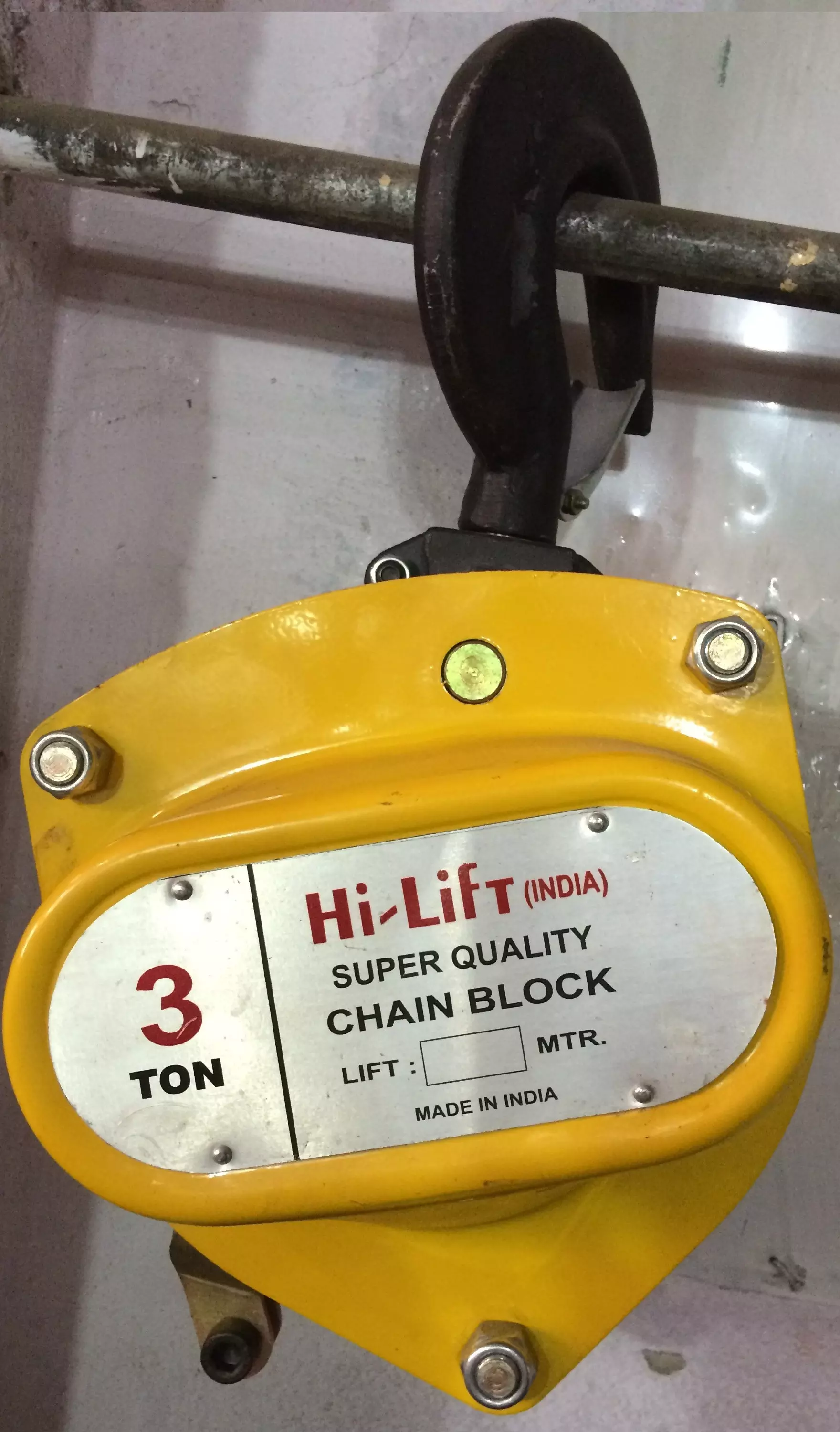 Buy Hi Lift 3 Ton 6 Mtr Chain Pulley Block Online in India at Best Prices