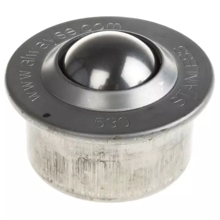 ALWAYSE Ball Transfer Unit with 30 mm diameter Stainless Steel ball, 530015