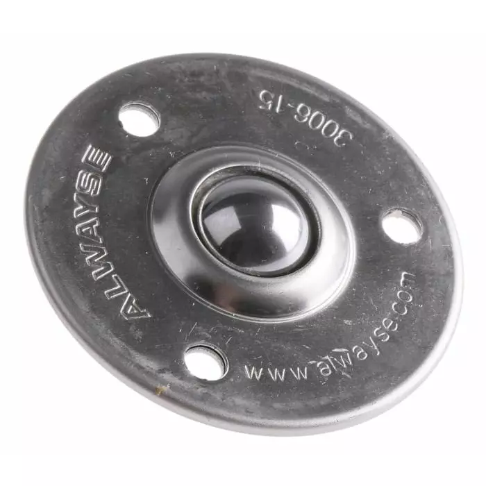 ALWAYSE Ball Transfer Unit with 19 mm diameter Stainless Steel ball, 300615