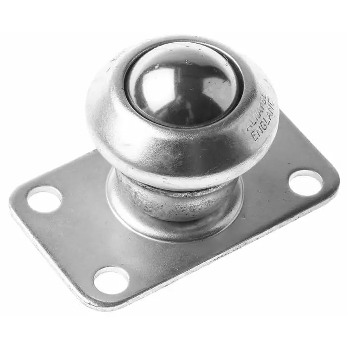 ALWAYSE Ball Transfer Unit with 25.4 mm diameter Steel ball, 100513