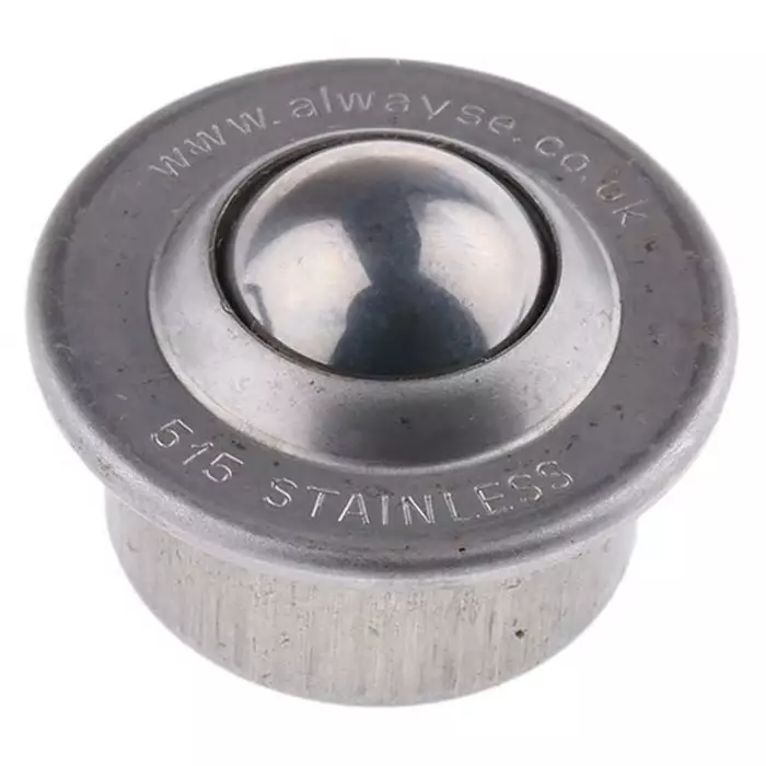 ALWAYSE Ball Transfer Unit with 15 mm diameter Stainless Steel ball, 515015
