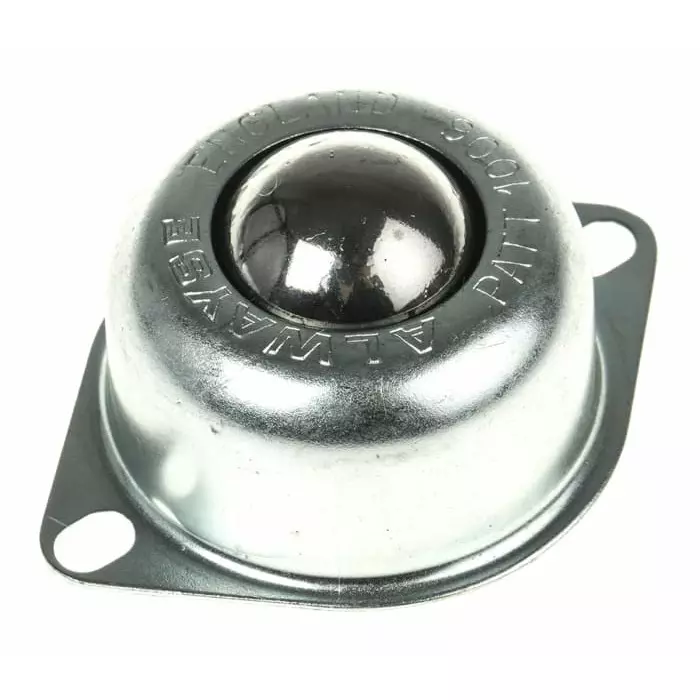 ALWAYSE Ball Transfer Unit with 25.4 mm diameter Steel ball, 100613