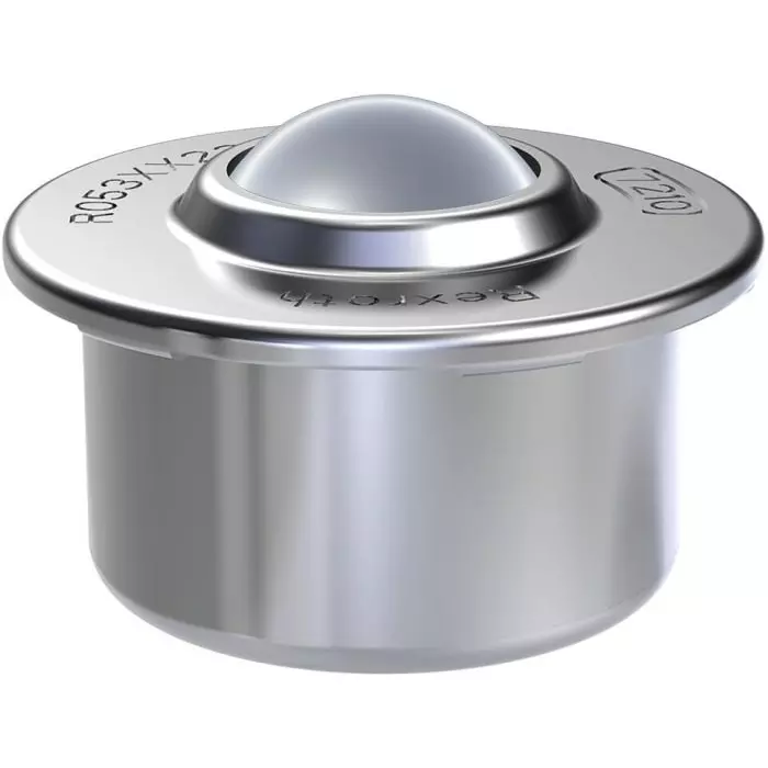 Bosch Rexroth Ball Transfer Unit with 22.225 mm diameter Stainless Steel ball Stainless Steel ball, R053062200