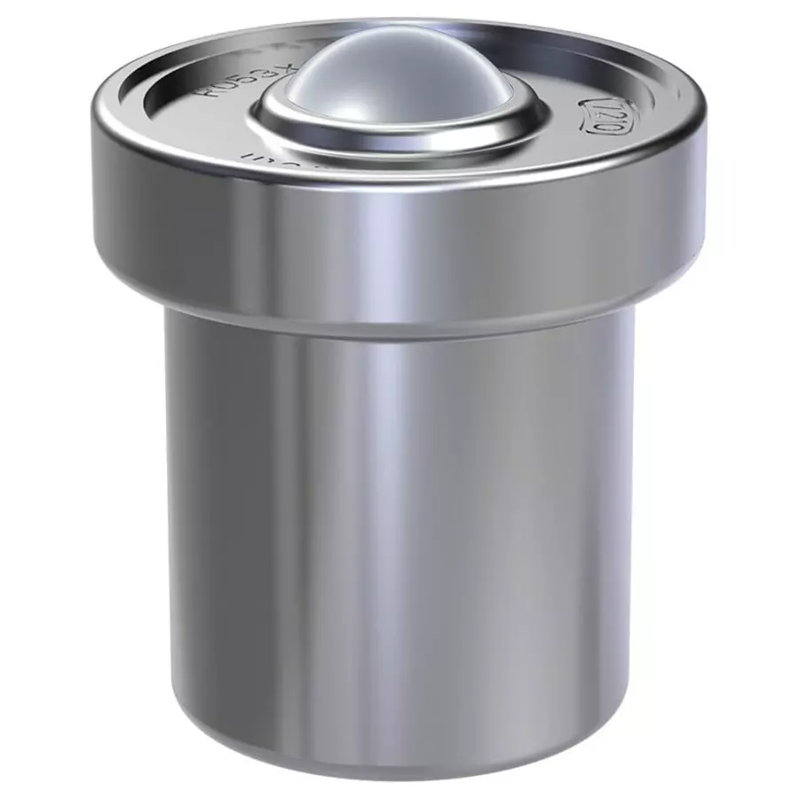 Bosch Rexroth Ball Transfer Unit with 44.45 mm diameter Stainless Steel ball Stainless Steel ball, R053224510