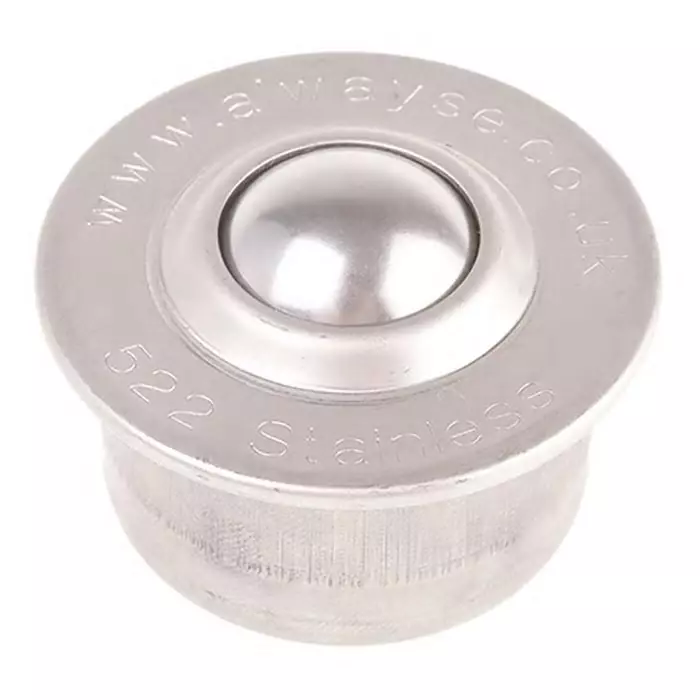 ALWAYSE Ball Transfer Unit with 22 mm diameter Stainless Steel ball, 522015
