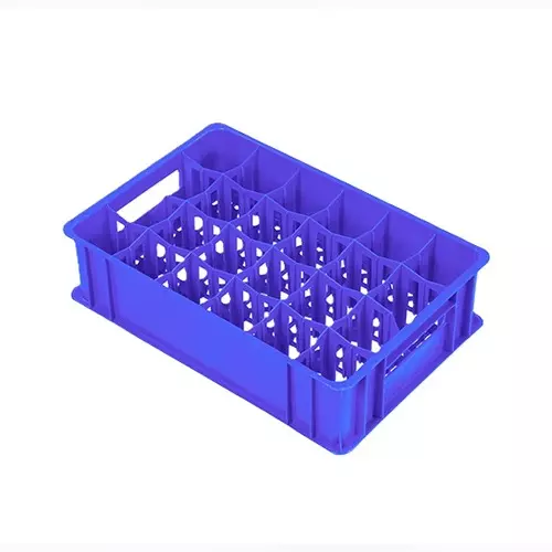 SUPREME 439x275x110 mm Blue Plastic Bottle Crates PC-303