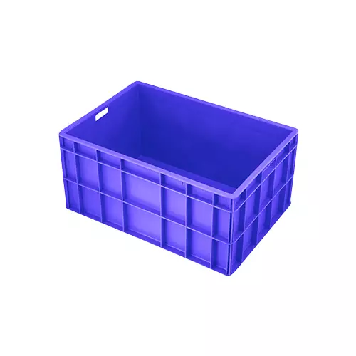 Tfab 650x450x315 mm Plastic Crate 76 L Capacity (Blue)