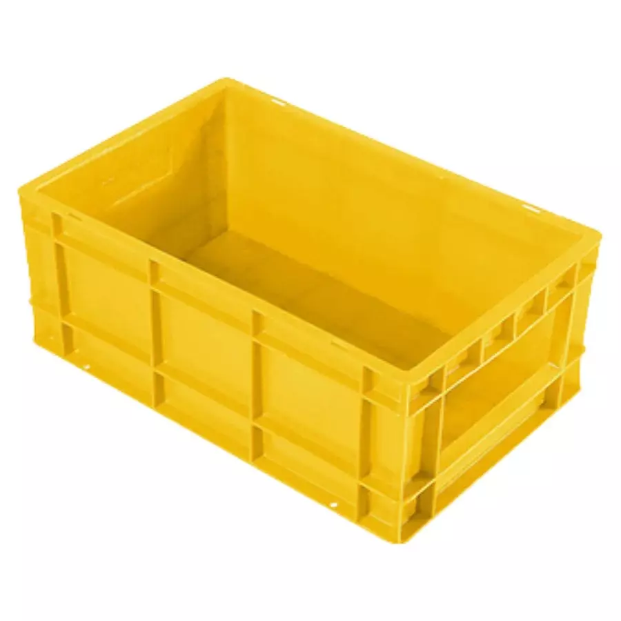 SINGHAL Multipurpose Plastic Storage Bin Yellow 19 L Capacity 500x325x150 mm