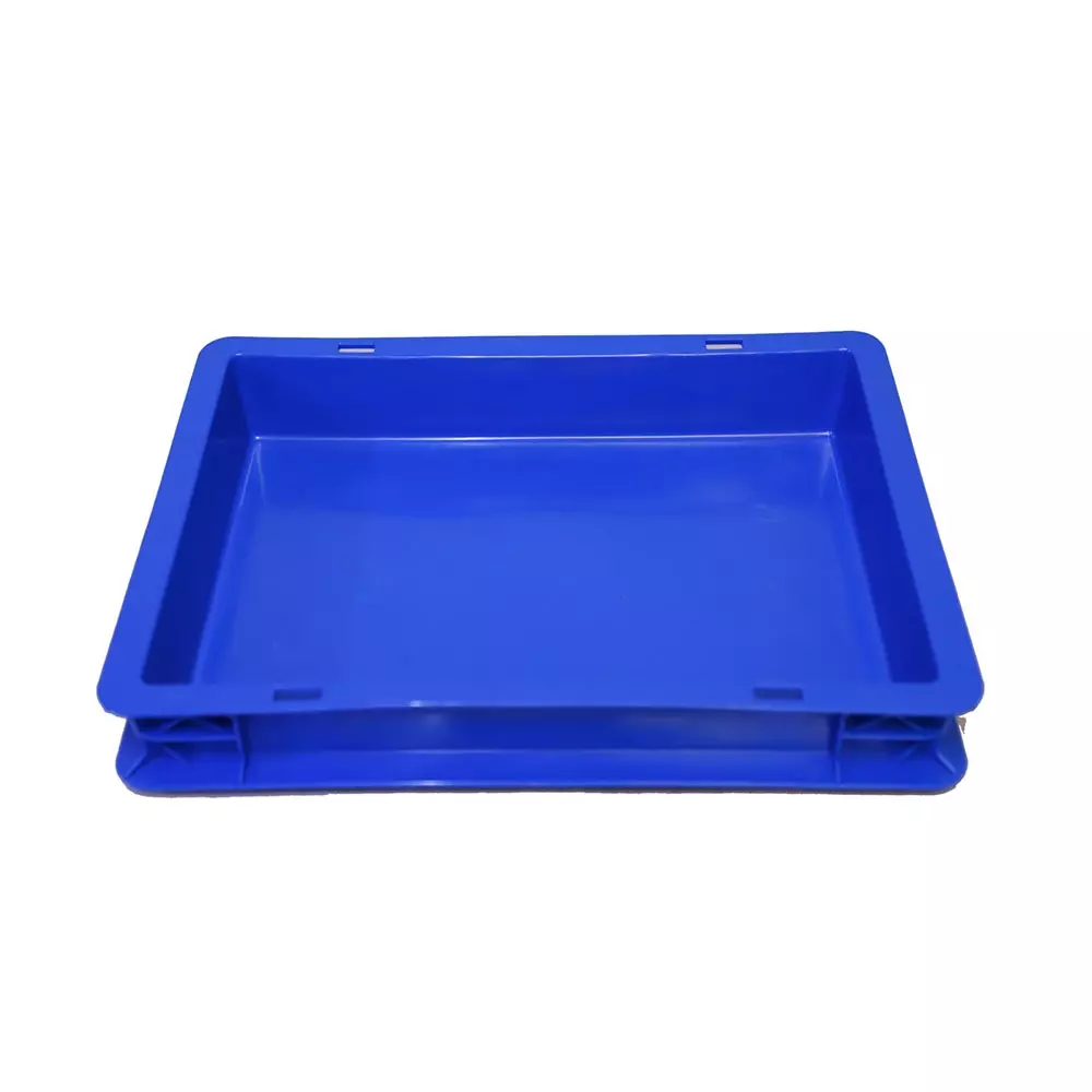 Mahabir Blue 5 L Plastic Crate 400x300x65 mm Rectangular