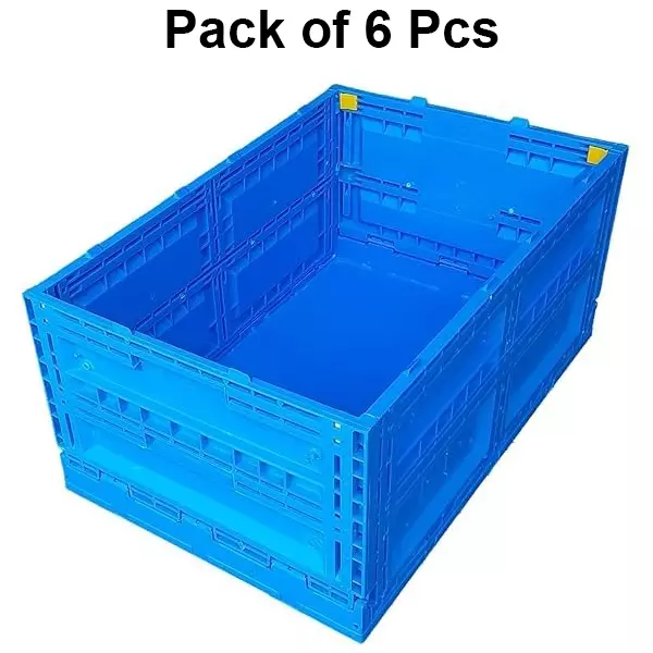 singhal-foldable-storage-crate-plastic-rectangular-shape-60x40x175-cm-blue-pfcb_6040175_6-pack-of-6-pcs