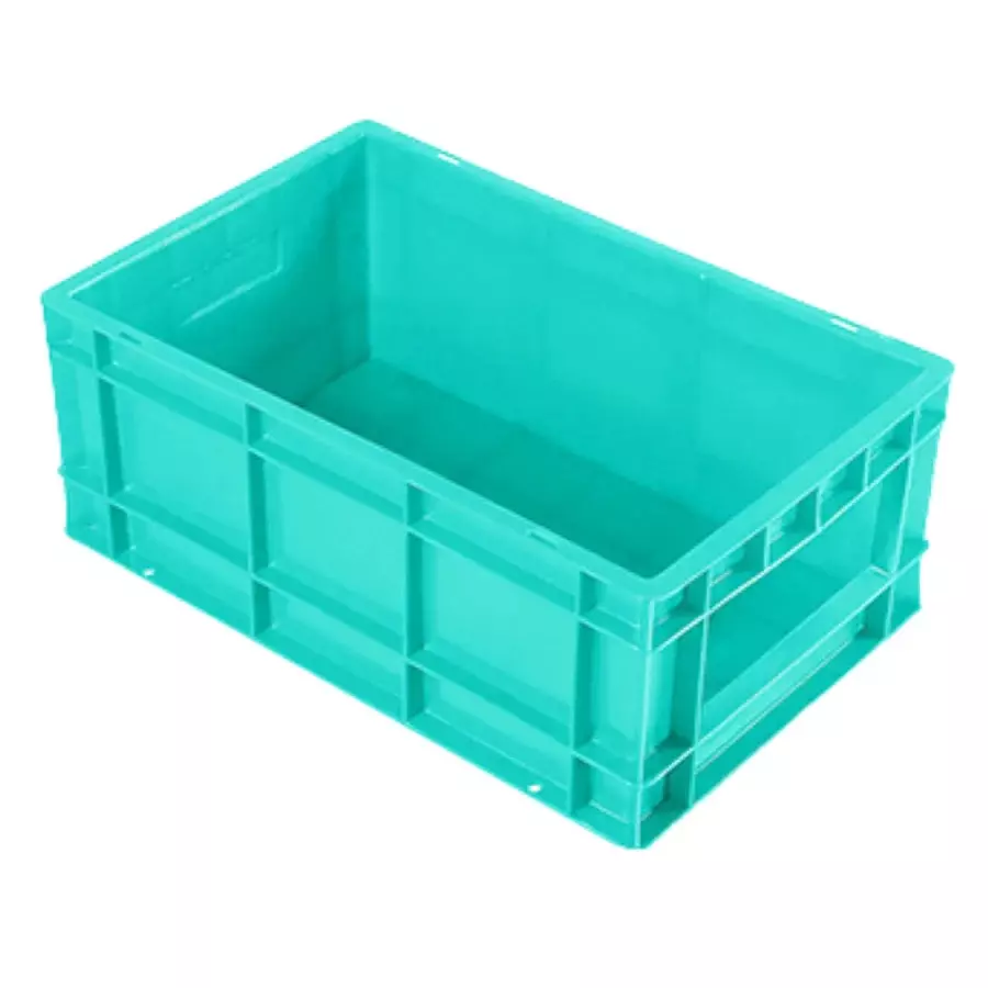 SINGHAL Multipurpose Plastic Storage Bin Green 19 L Capacity 500x325x150 mm (Pack of 5)