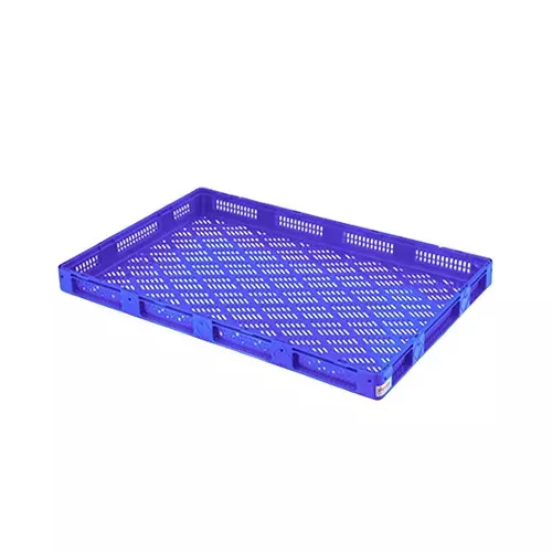 SUPREME SERICULTURE Series Crates Totally Perforated 915x600x85 mm Plastic Blue, SER-906008 STP