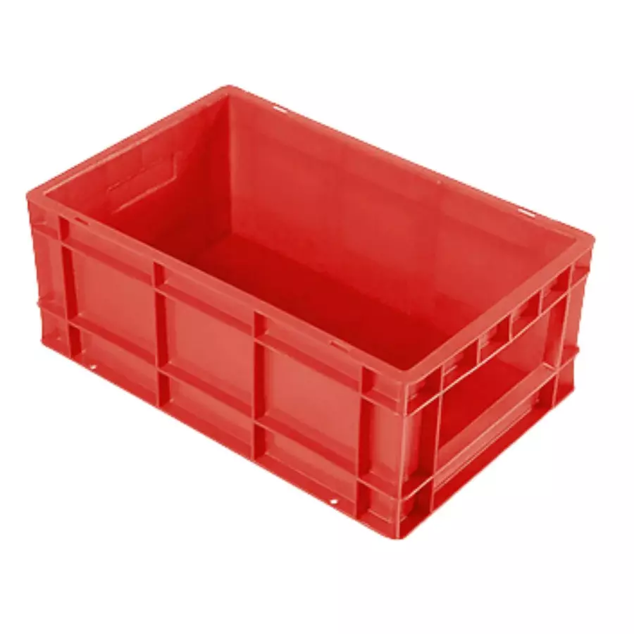 SINGHAL Multipurpose Plastic Storage Bin Red 19 L Capacity 500x325x150 mm (Pack of 5)