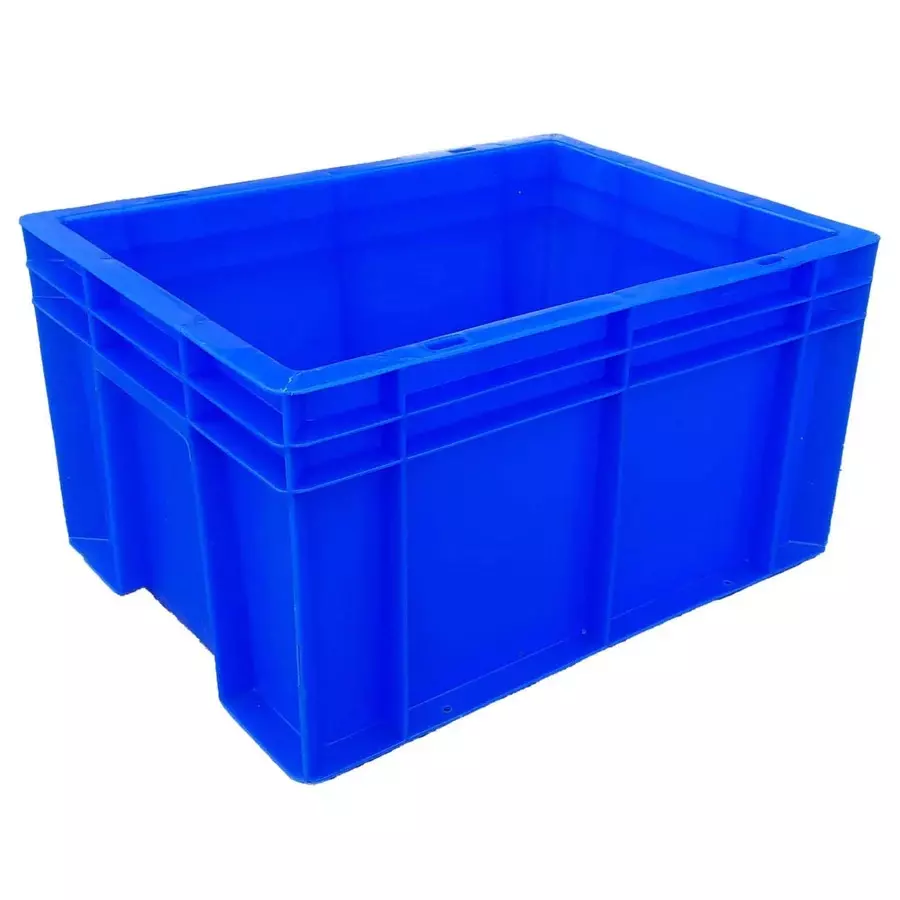 Singhal Plastic Storage Crate 40x30x22 cm Rectangular Shape Blue, SIPLC_403022_P8 (Pack of 8 Pcs)