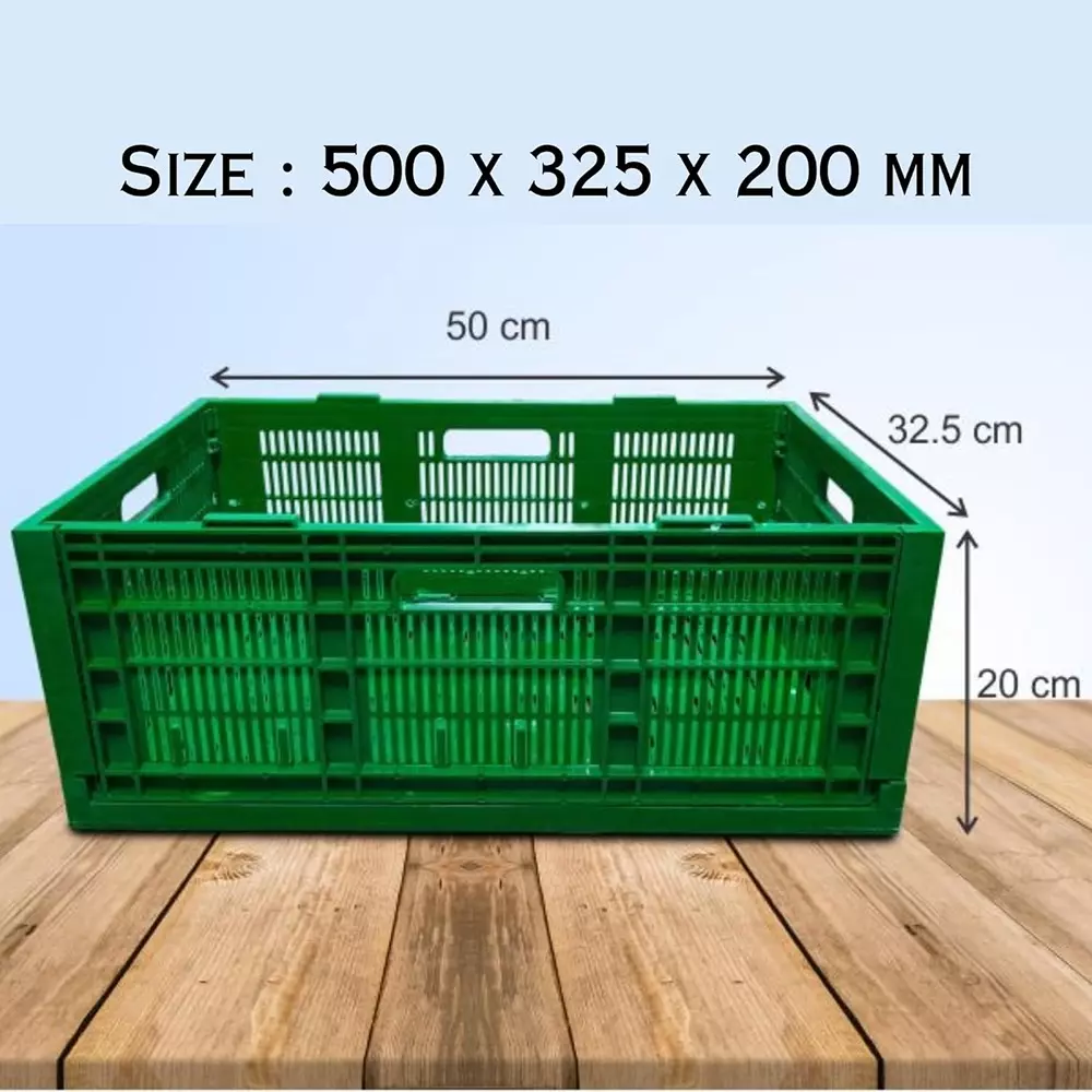 singhal-foldable-storage-crate-plastic-rectangular-shape-50x325x20-cm-green-pfcg_5032520_5-pack-of-5-pcs